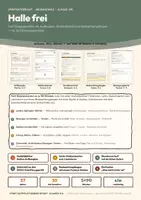 Vorschau - Stundenentwürfe - Werfen und Springen – Sport Doppelstunde Klasse 3/4 mit Aufbauplan und Stationskarten - Deckblatt