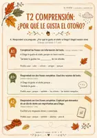 Vorschau - Arbeitsblätter - El otoño – Herbstwortschatz Spanischunterricht - Seite 3