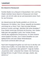 Vorschau - Arbeitsblätter - Bestellen in Restaurant und Bar (ab A2, mit Hörverstehen, Sie-Version) - Seite 2