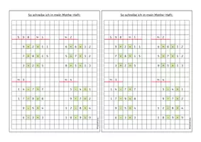 Vorschau - Arbeitsblätter - Merkblatt Spickzettel Eintrag Matheheft A5 - Seite 2