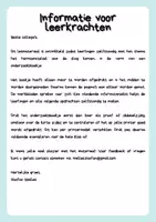 Voorbeeld - Onderzoeksboekje - Hormoonstelsel - Biologie - Pagina 1