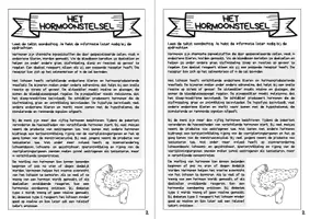 Voorbeeld - Onderzoeksboekje - Hormoonstelsel - Biologie - Pagina 3