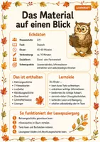 Vorschau - Stundenentwürfe - Lesen & Verstehen – Lesespaziergang im Herbstwald - Seite 1