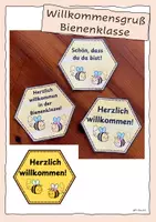 Vorschau - Arbeitsblätter - Materialpaket - Bienenklasse - Seite 1