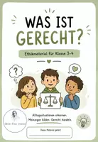 Vorschau - Unterrichtsreihen - Ethik Gerechtigkeit und Fairness Klasse 3-4 - Deckblatt