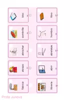 Vista previa - Refuerzo / NEE / Materiales de apoyo - Vocabulario para trabajar articulación- /br/: Profe Juleva - página 3