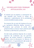 Vista previa - Refuerzo / NEE / Materiales de apoyo - Vocabulario para trabajar articulación- /ch/: Profe Juleva - página 2