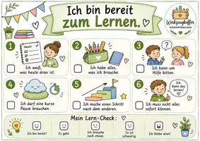 Vorschau - Poster - ich bin bereit zum Lernen - Deckblatt