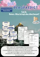 Vorschau - Arbeitsblätter - *Materialpaket* Die Bergpredigt: Teil 6-10 (Kl.9/10) - Seite 1