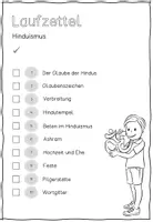 Vorschau - Arbeitsblätter - Arbeitsheft Hinduismus 4./5. Klasse - Seite 2