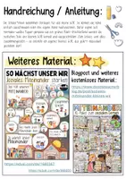 Vorschau - Mal- und Bastelvorlagen - WIR Monster: Kreative Bastelvorlage Grundschule - Seite 1