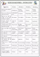 Aperçu - Préparation de séance / Séance complète - QUIZ DE RENTREE - STMG ETLV - Page de couverture