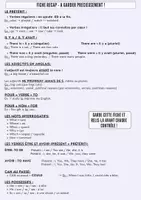 Aperçu - Préparation de séance / Séance complète - FICHE/EXERCICES ESSENTIELS GRAMMAIRE ANGLAISE - Page de couverture