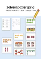 Vorschau - Arbeitsblätter - Zahlenspaziergang ZR 10 - Zahlen und Mengen Klasse 1 - Deckblatt
