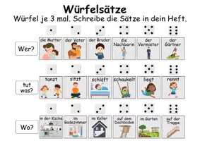 Vorschau - Arbeitsblätter - Materialpaket - Schreiben und Sprache Thema zu Hause / wohnen / Möbel & Räume - DaZ/DaF / Deutsch - Seite 2