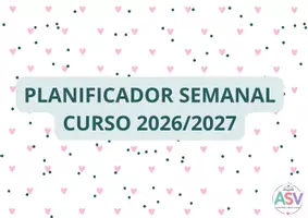 Vista previa - Para docentes: organización, planificación y formación - PLANIFICADOR SEMANAL CURSO 2026/2027 - Portada