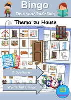 Vorschau - Arbeitsblätter - Materialpaket - Nichtleser - zu Hause / wohnen / Möbel & Räume - DaZ/DaF / Deutsch / Sachunterricht - Seite 1