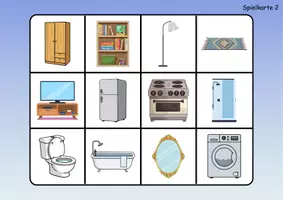 Vorschau - Arbeitsblätter - Materialpaket - Nichtleser - zu Hause / wohnen / Möbel & Räume - DaZ/DaF / Deutsch / Sachunterricht - Seite 3