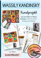 Vorschau - Mal- und Bastelvorlagen - Wassily Kandinsky - Kunstprojekt: Gestalte ein Kunstwerk im Stil Kandinskys - Deckblatt