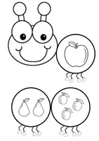 anteprima - Esercizi - Uso didattico del libro THE VERY HUNGRY CATERPILLAR - Pagina di copertina