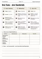 Vorschau - Arbeitsblätter - Religiöse Feste vergleichen Arbeitsblatt Klasse 7–8 - Seite 3