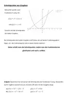 Vorschau - Stundenentwürfe - Herleitung Schnittpunkte von Funktionen - Seite 1