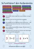 Vorschau - Spiele - Materialpaket - Rechendomino Komplettpaket – Einmaleins & Einsdurcheins 1–10 (Klasse 2–3) - Seite 3