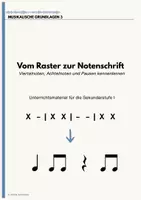 Vorschau - Stundenentwürfe - Musikalische Grundlagen 3 – Vom Raster zur Notenschrift - Seite 1