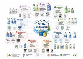 Vorschau - Arbeitsblätter - Haushaltschemie - Stoffe und Stoffgruppen in Reinigern - Seite 1