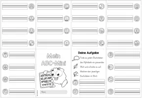 Vorschau - Arbeitsblätter - ABC - Minibuch (Faltheft) - Seite 2