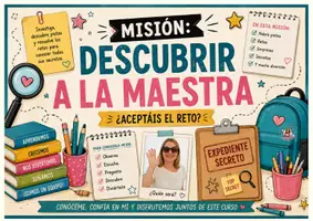 Vista previa - Unidades / Secuencias / Situaciones de Aprendizaje - MISIÓN PRINCIPIO DE CURSO: CONOCER A NUESTRA MAESTRA - Portada