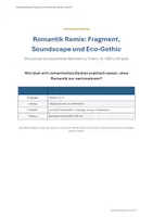 Vorschau - Unterrichtsreihen - Romantik Remix – Novalis, Eichendorff & E. T. A. Hoffmann: Fragment, Soundscape & Eco-Gothic | Sek II - Seite 2