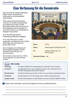 Vorschau - Arbeitsblätter - Tag des Grundgesetzes Arbeitsblatt Klasse 7–8 - Seite 1