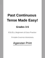 Vorschau - Arbeitsblätter - Past Continuous / Progressive Tense (Klassen 3–5 / ESL) – Arbeitsblätter & Web-Quiz - Seite 1
