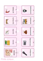 Vista previa - Refuerzo / NEE / Materiales de apoyo - Vocabulario para trabajar articulación- /kr/: Profe Julieva - página 3