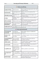 Vorschau - Arbeitsblätter - Topic Vocabulary: Aims and Ambitions - Surviving and Thriving in US Society | B2-C1 - Seite 1