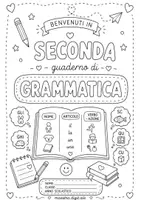 anteprima - Etichette / Segnalibri - Kit copertina classe seconda (tutte le discipline) - Pagina 2