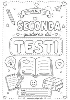 anteprima - Etichette / Segnalibri - Kit copertina classe seconda (tutte le discipline) - Pagina 3