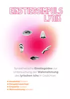 Vorschau - Arbeitsblätter - Einstiegsimpuls Lyrik - synästhetische Methode als Analyseeinstieg in Gedichte - Deckblatt