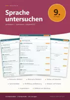 Vorschau - Arbeitsblätter - Stilmittel Deutsch 9 Gymnasium - Deckblatt