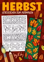 Vorschau - Arbeitsblätter - Herbst Lesezeichen Ausmalen & Basteln - Deckblatt