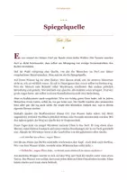 Vorschau - Arbeitsblätter - Märchen: "Spiegelquelle" (Text, MP3 mit Arbeitsblättern und Lösungen) - Seite 1