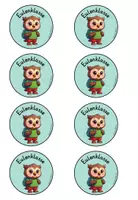 Vorschau - Bildkarten - Buttons Eulenklasse 🦉| 7 Motive in 6 Farben für einen starken Klassenstart - Seite 2