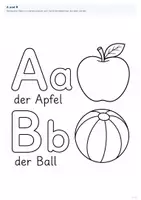 Aperçu - Apprentissages en autonomie - Mein erstes Buchstabenheft (A–Z) – Nachspuren & Schreiben lernen | Vorschule & Klasse 1 - Page 2