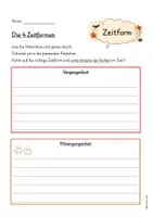 Vorschau - Arbeitsblätter - Schleichdiktat Zeitformen - Herbst & Halloween 🎃🍁 - Seite 2