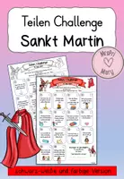 Vorschau - Arbeitsblätter - Sankt Martin Challenge – 14 Tage Teilen | Religion Grundschule Klasse 3/4 - Deckblatt