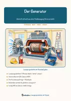 Vorschau - Arbeitsblätter - Der Generator – Lesespurgeschichte mit Rätselaufgaben (Klasse 9) - Seite 1