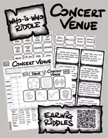 Vista previa - Hojas de trabajo - Concert Venue – Reto de lógica en inglés | 2.º ESO - Portada