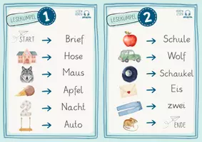 Vorschau - Arbeitsblätter - Materialpaket: Lesekumpel (Partnerlesen) - Seite 2