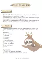 Vorschau - Arbeitsblätter - Checkliste Referat - Tiere - Seite 1